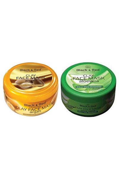 Black Red Argan Oil and Alovera Extract Clay Mask