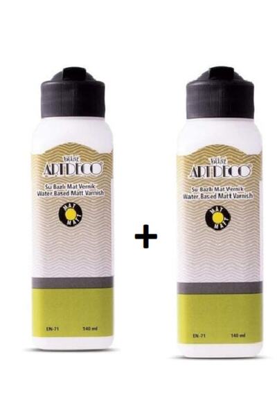 Artdeco Su Bazlı Mat Vernik 140 Ml. 2 Adet (2 X 140 Ml)