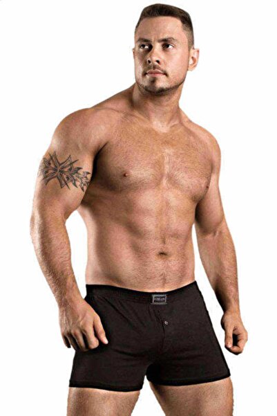 Doreanse Men's Cotton Buttoned Gray Boxers 1511