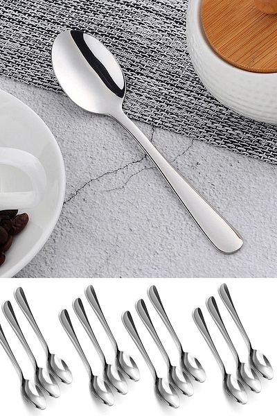 Pazarika Steel Twelve Practical Teaspoon