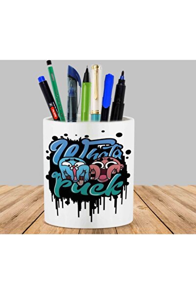 ART HEDİYE Gumball What'a Fuck Suport pentru pix în formă de ghiveci pentru p...