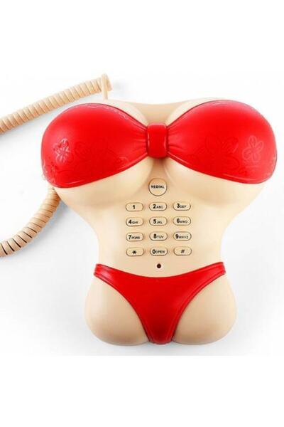 yakpen Bikini Telefon Sabit Telefon Ilginç Hediyeler Komik Ürünler - Şaka Ürü...