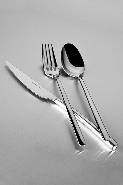 Hisar Bahama 72 Pieces - Steel Fork Spoon Knife Set