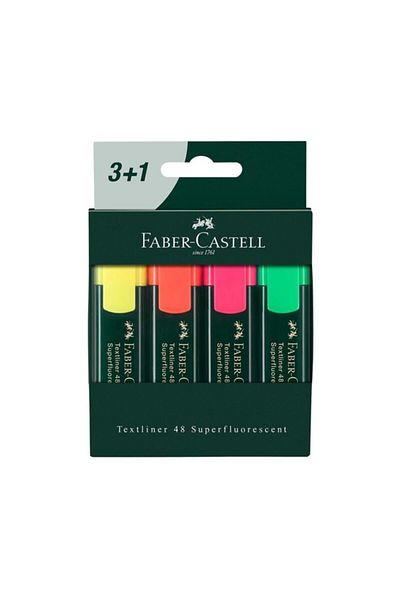 Faber Castell Faber-castell Textliner Highlighter 3+1