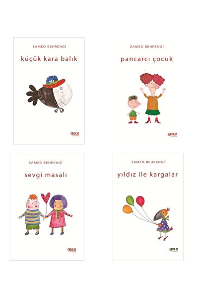 Gece Kitaplığı Samed Behrengi 4 Kitap Takım -(küçük Kara Balık&pancarcı Çocuk...