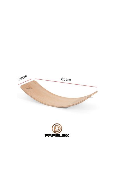 PAPELEX لوحة التوازن (لعبة خشبية طبيعية - أداة رياضية)