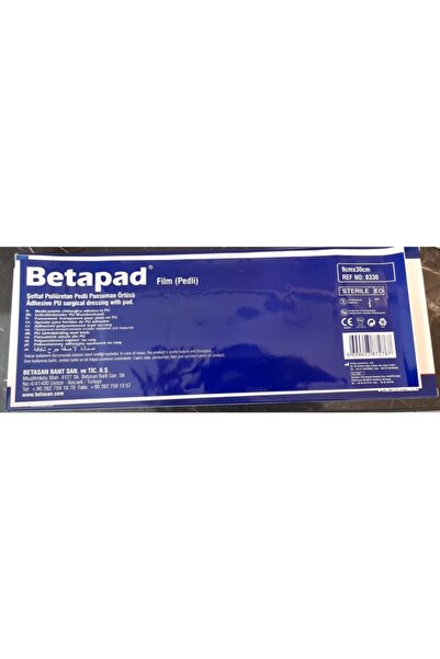 Betasan Betapad Şeffaf Yara Örtüsü 9cm X 30cm 1 Adet Steril Su Ve Bakteri Geçirmez