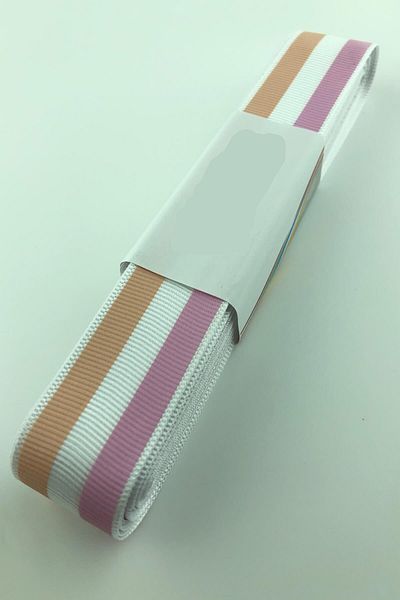 Hobigram Pink Puppy Line Printed Grosgrain Ribbon – Κορδέλα, Κομψό Σχέδιο, Γυναικείο Αξεσουάρ – Κορδέλα – K