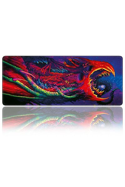 Xrades لوحة ماوس لمشغل الألعاب مقاس 90 × 40 سم Xxl من Space Hyper