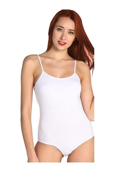 Dorya Women's White Strap Snap Body 1060 Thread