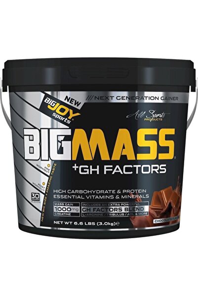 Bigjoy Bigjoy Mass Gh Factors 3 Kg Çikolatalı Gainer