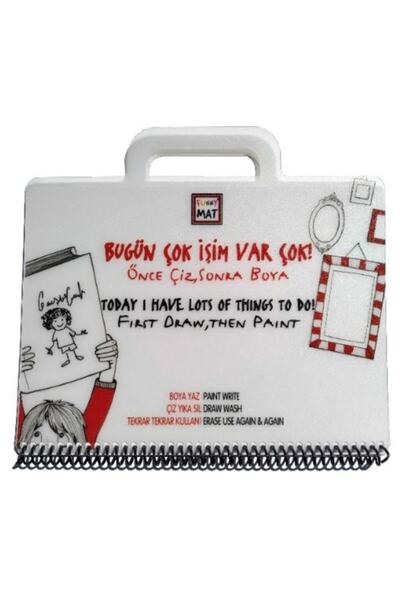 Akademi Çocuk -funny Mat - Mini Set - Bugün Çok Işim Var Çok