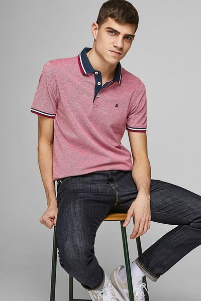 Jack & Jones Ανδρικό μπλουζάκι Polo Paulos Model: 12136668