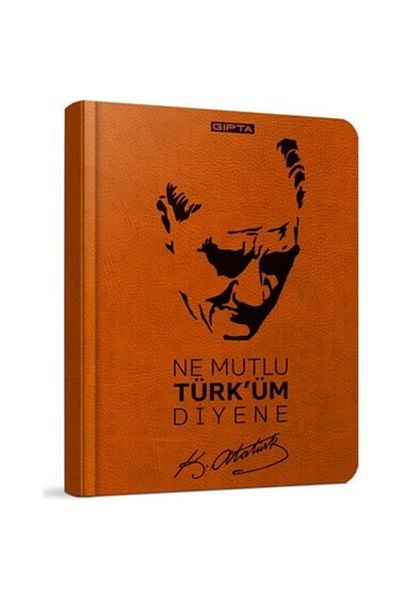 Gıpta Ataturk 13x21 Cm 120yp Lined Notebook