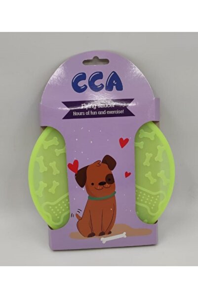 CCA Frizbi Kedi Köpek Oyuncak Büyük Boy Sarı