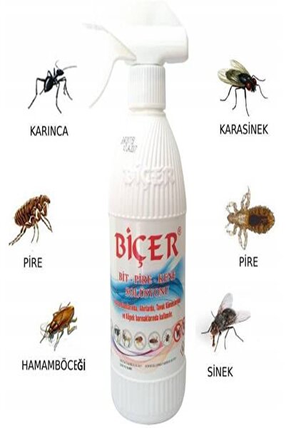 Biçer Bit Ilacı Pire Ilacı Kene Ilacı 500 Ml Pire500ml 2 Adet