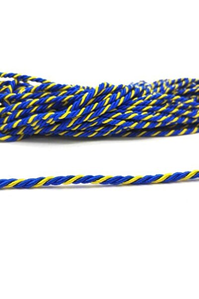 Selderesi 5 Metre Tesbih Püskül Yapımı Için Ip Kıvrımlı Burgu Kordon Ipi