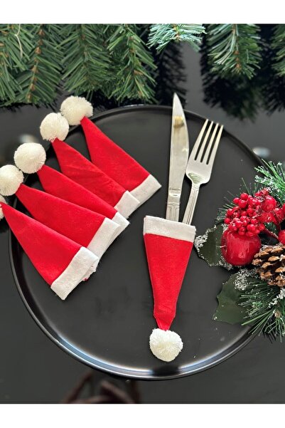 Masalsı Concept 6 قطع من أدوات المائدة المزخرفة لعيد الميلاد - أدوات المائدة المزخرفة لعيد الميلاد