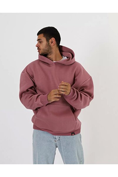 Sekizbiraltı Φούτερ Unisex Basic Dusty Rose Oversize