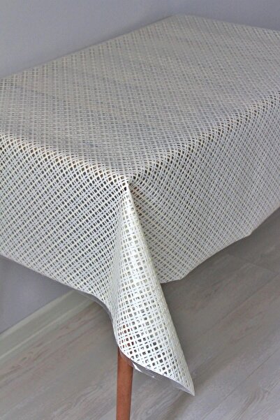 DedeEvTekstil PVC providni premaz koji se može obrisati Stolnjak križna mreža