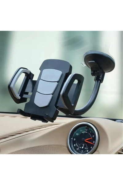 mimtec Araç Içi Uzayan Ayarlanabilir Vantuzlu Telefon Tutucu