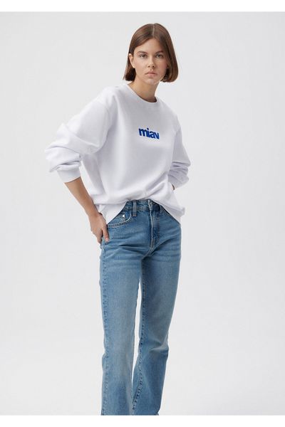 Mavi White Women Sweatshirts Styles, Prices - Trendyol
