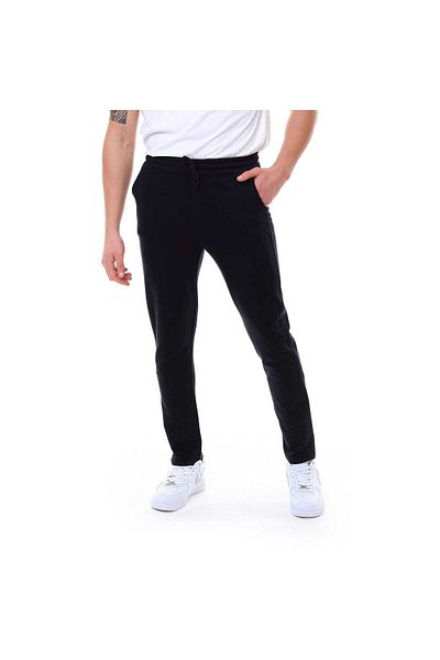 GARAGE CASUAL WEAR Μαύρη ανδρική φόρμα - Μονό πάτο, ίσιο πόδι