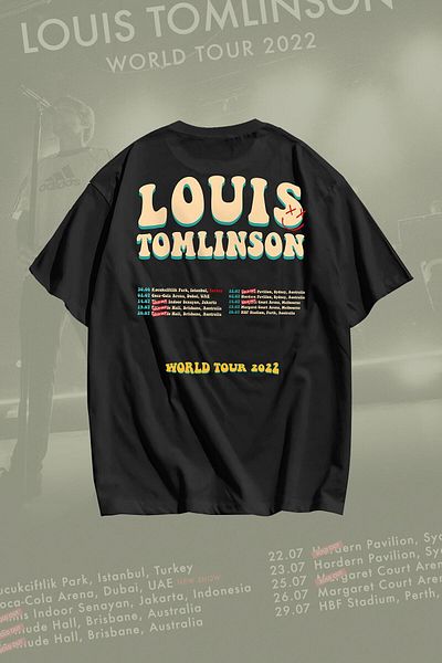Grove Fashion Αμφίδρομο μπλουζάκι Louis Tomlinson Istanbul Unisex Oversize