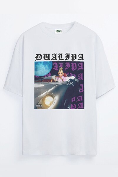 Grove Fashion Unisex Queen Dua Lipa Printed Oversize T-shirt