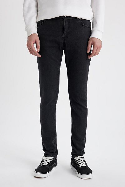 DeFacto Super Skinny Fit Στενή Εφαρμογή Κανονική μέση Πολύ στενό τζιν παντελόνι B2908ax23au