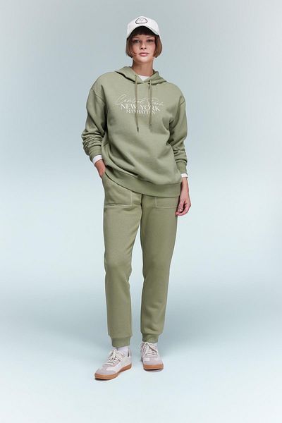 DeFacto Relax Fit Hooded Thick Sweatshirt A9274ax23wn