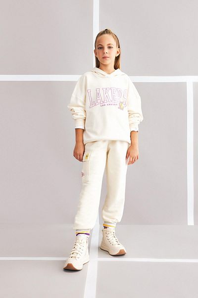 DeFacto Nba Los Angeles Lakers Girls Relax Fit Sweatpants - A8253A823Au