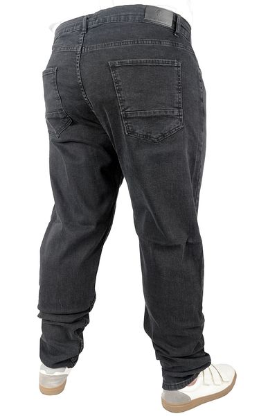 ModeXL Mode Xl Plus Size Men's Trousers Jeans Black 21920 Smoked
