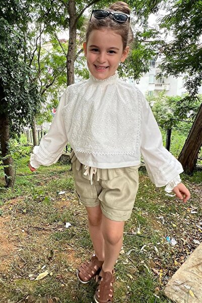 Hulm Bohem Poplin Kız Çocuk Gömlek