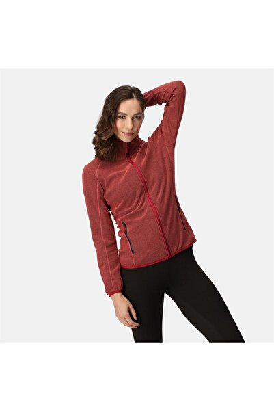 Regatta Kinwood Tam Fermuarlı Kadın Polar Ceket Bordo