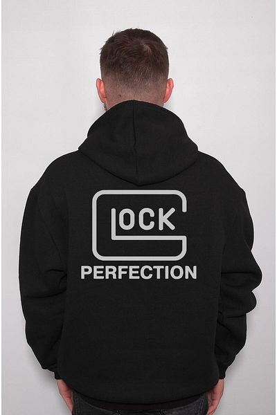 BIGROON Glock Lock Perfection Logo - Unisex Hooded Sweatshirt