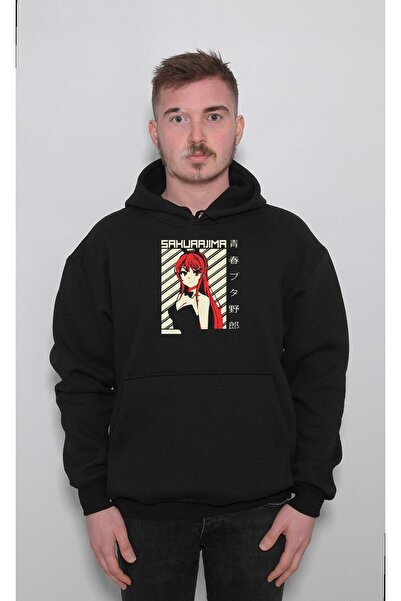 BIGROON Unisex majica sa kapuljačom s anime devojkom Mai Sakurajima - Seishun...