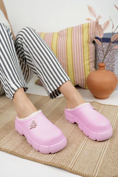 Moda Frato Modafrato HERA Σόλα Γέμισμα Παντόφλες Σπιτιού Αδιάβροχες Παντόφλες Κουζίνας Νοσοκομειακή Φόδρα μαλλί