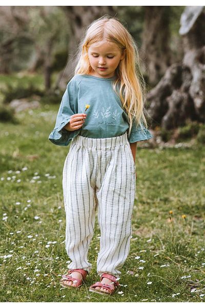 Cigit Just Breathe Printed Set Age 2-8 Çağla Yeşil