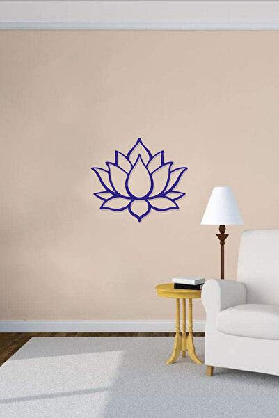 NED MDF LAZER DEKARASYON LOTUS ÇİÇEĞİ RUHUN SAFLIĞI DESENLİ Ahşap Tablo Lazer...