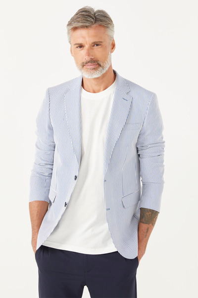 PAULMARK Ριγέ μπουφάν