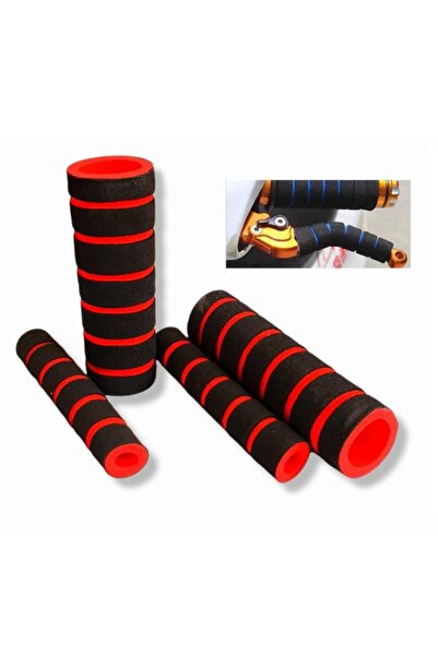 Arzu / Monero MOTOSİKLET ELCİK SÜNGERİ + MANET SÜNGERİ 4'Lü SET