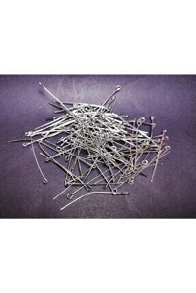 HASAN ERDOĞAN 2,5 Cm 100 Bucăți Argintiu Inel Bijuterii Cuie Cercei Cârlig Cuie