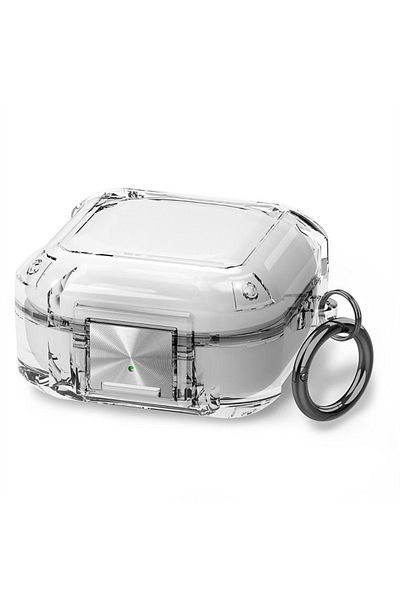 NANOSPACE Tank Transparent Case Compatible with Samsung Galaxy Buds 2 - Buds Pro - Buds Live - Buds 2 Pro - Buds FE