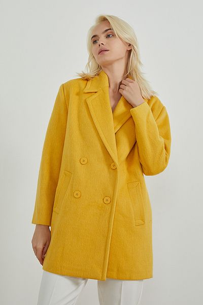 PAULMARK Double Breasted Short Coat