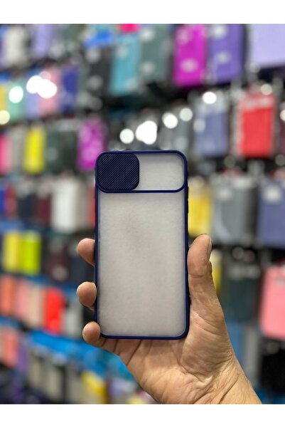 GLRTech İphone 6Plus/7Plus/8Plus Uyumlu Kapak Slay Sürgülü Kamera Korumalı Ar...