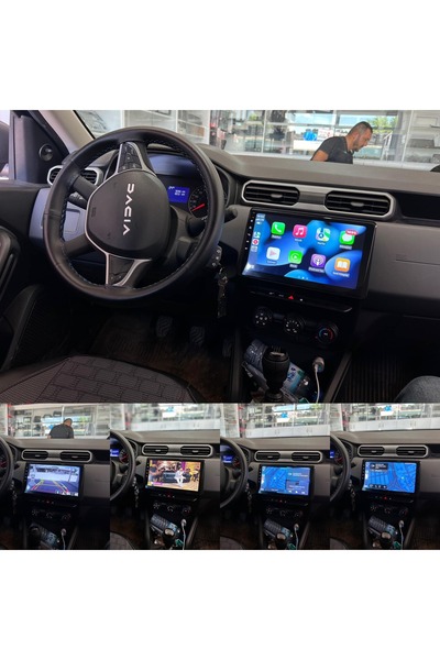NAVSONİC DACİA DUSTER 2014-2023 UYUMLU ANDROİD MULTİMEDİA NAVİGASYON 4GB RAM 32GB HAFIZA CARPLAY