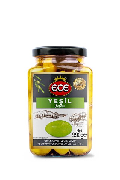 Ece 1000 CC KVZ ECE YEŞİL ZEYTİN 121-140 tekli 900 Gr
