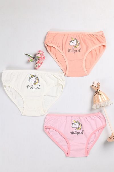 MADALİNA Chiloți din bumbac cu model sirenă pentru fete