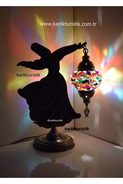 karlıkturistik Mevlana Lamba,Semazen Derviş Masa Lambası,Dini Dekoratif Türk ...